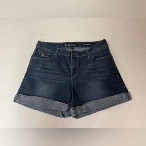 2/$20 - Salt Works NYC Mid Rise Jean Shorts with Folded Cuffs, Cool Pockets